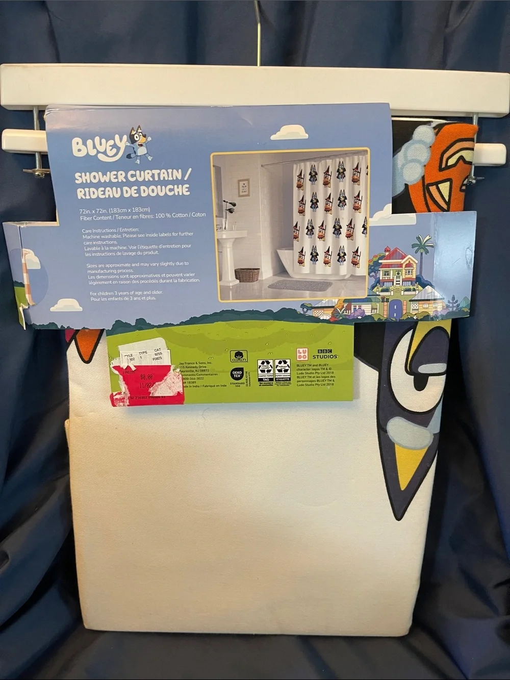 Bluey kids shower